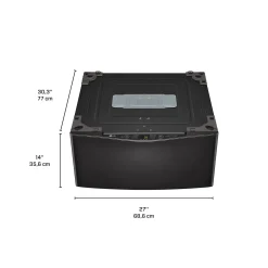 LG Laveuse-piedestal Chargement par le haut Noir 29