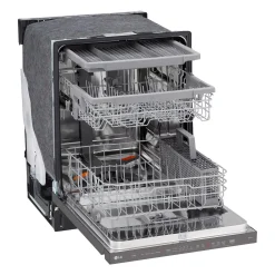 LG Lave-vaisselle Encastré Inox Noir 24