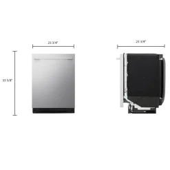 LG Lave-vaisselle Encastré Acier inoxydable 24