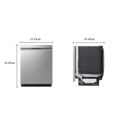 LG Lave-vaisselle Encastré Acier inoxydable 24