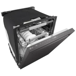 LG Lave-vaisselle Encastré Inox Noir 24