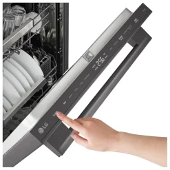 LG Lave-vaisselle Encastré Inox Noir 24