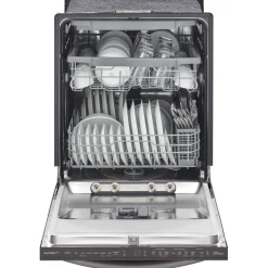 LG Lave-vaisselle Encastré Acier inoxydable noir 24