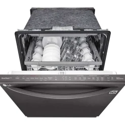LG Lave-vaisselle Encastré Acier inoxydable noir 24