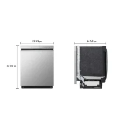 LG Lave-vaisselle Encastré Acier inoxydable 24