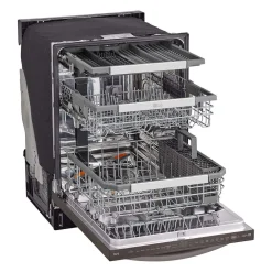 LG Lave-vaisselle Encastré Inox Noir 24