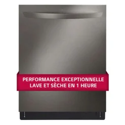 LG Lave-vaisselle Encastré Inox Noir 24