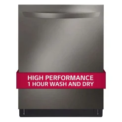 LG Lave-vaisselle Encastré Inox Noir 24