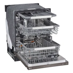 LG Lave-vaisselle Encastré Inox Noir 24