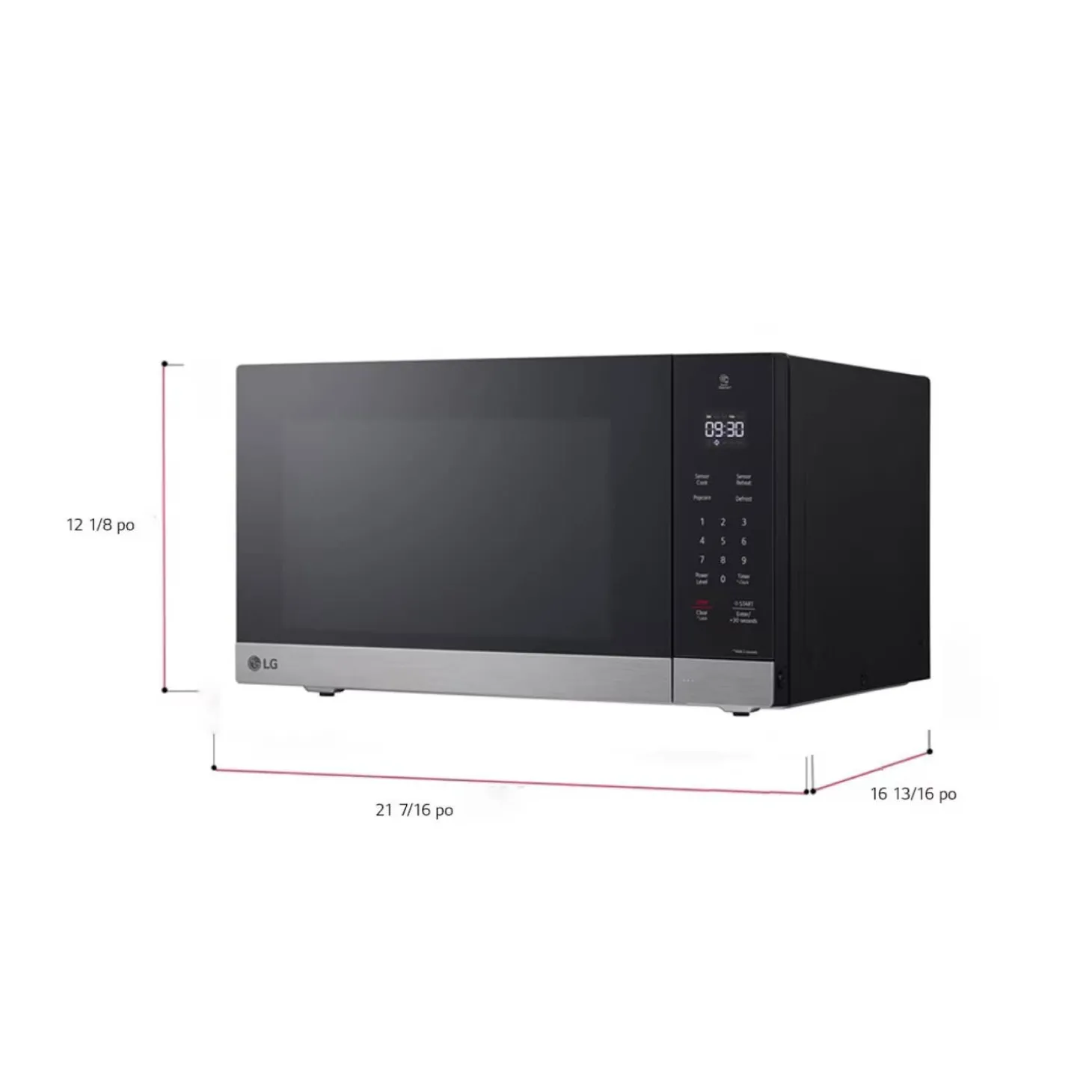 LG Micro-ondes Acier inoxydable22" MSER1590S