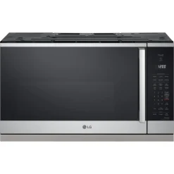 LG Micro-ondes avec hotte, Acier inoxydable, 30", 1050W, 400