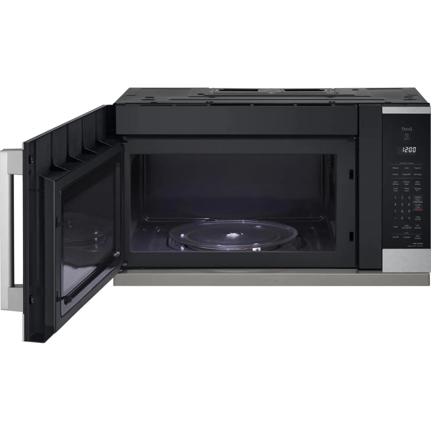 LG Micro-ondes avec hotte, Acier inoxydable, 30", 1050W, 400