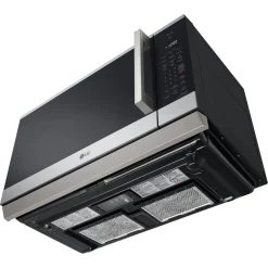 LG Micro-ondes avec hotte, Acier inoxydable, 30