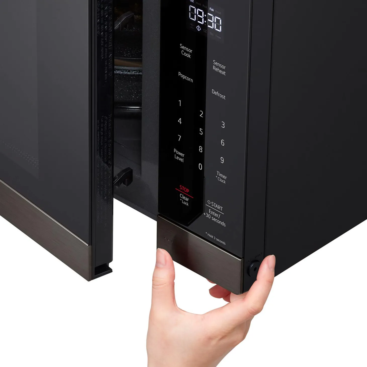 LG Micro-ondes Inox Noir24" MSER2090D