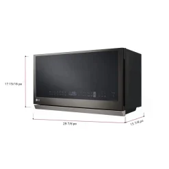 LG Micro-ondes/Hottes 2,1 pi3, Inox Noir, 30