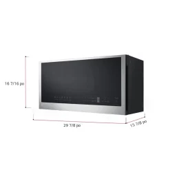 LG Micro-ondes/Hottes 2,pi3, Acier inoxydable, 30