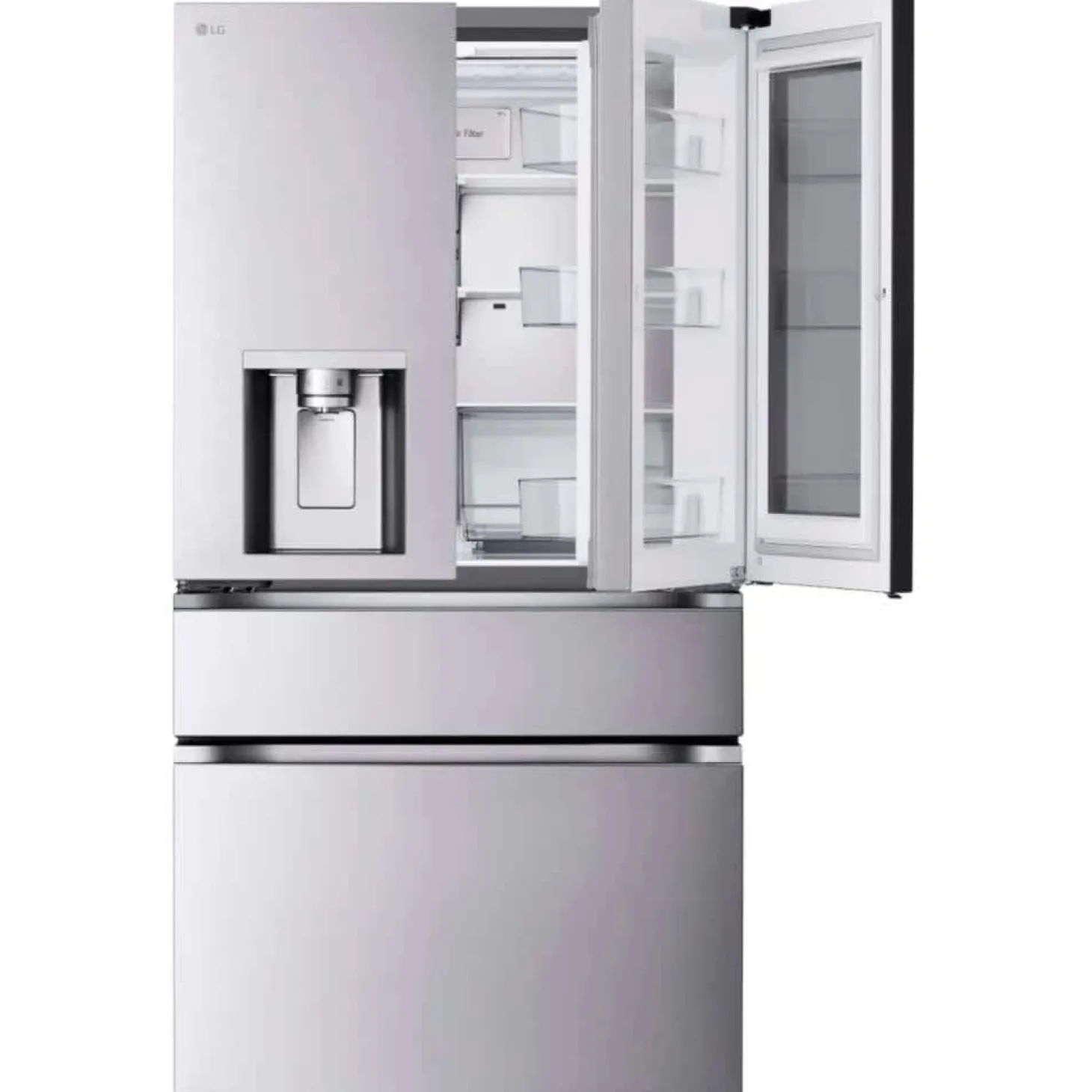 LG Refrigerateur 29 pi3 36 po Acier inoxydable Portes françaises - LF29S8365S
