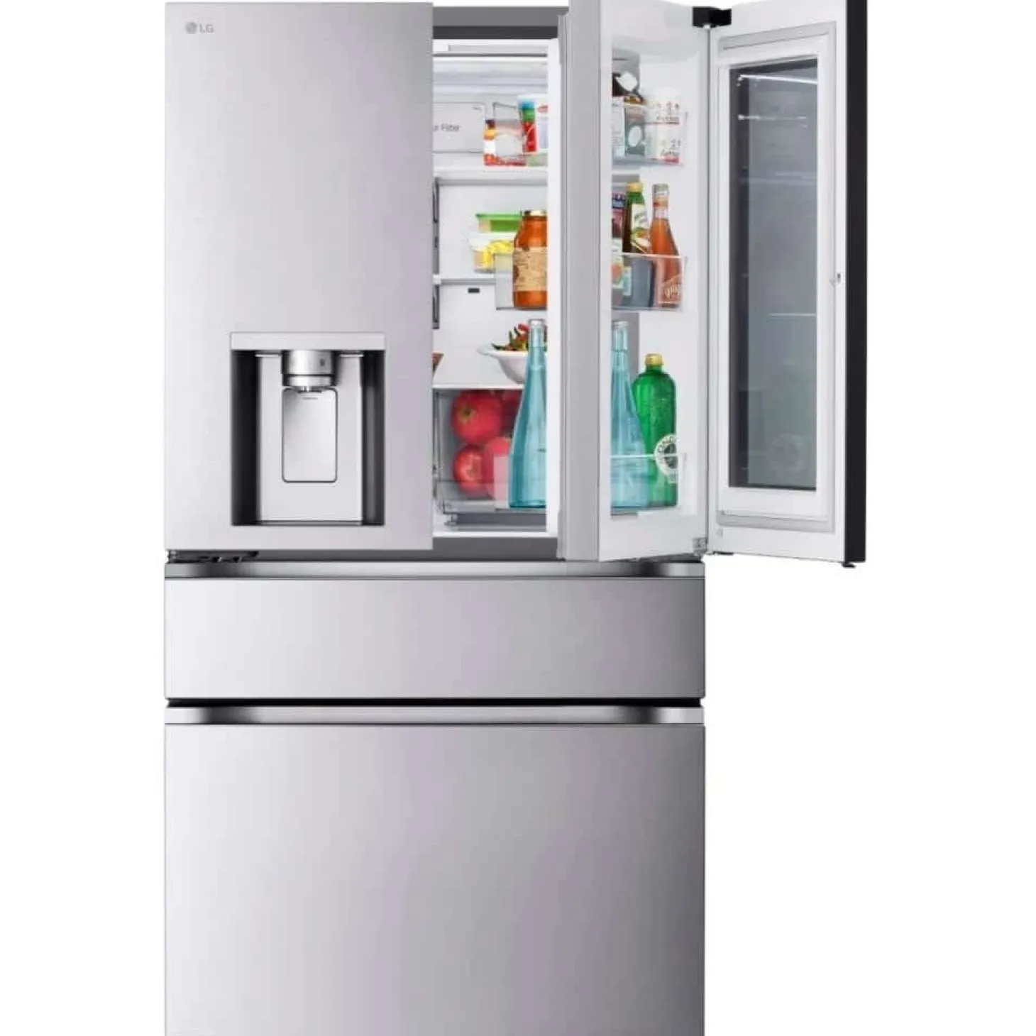LG Refrigerateur 29 pi3 36 po Acier inoxydable Portes françaises - LF29S8365S