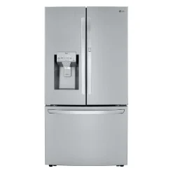 LG Réfrigérateur 30 pi3 36 po Acier inoxydable Congélateur en bas, Portes françaises - LRFDS3016S