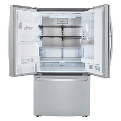 LG Réfrigérateur 30 pi3 36 po Acier inoxydable Congélateur en bas, Portes françaises - LRFDS3016S
