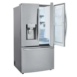 LG Réfrigérateur 30 pi3 36 po Acier inoxydable Congélateur en bas, Portes françaises - LRFDS3016S