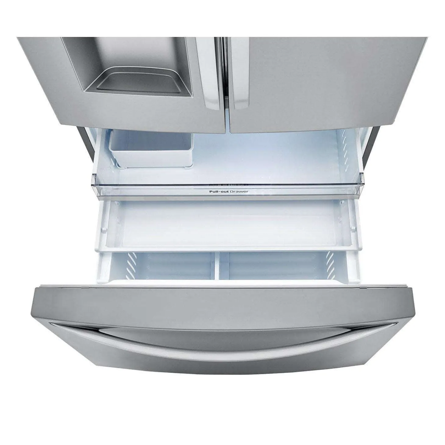 LG Réfrigérateur 30 pi3 36 po Acier inoxydable Congélateur en bas, Portes françaises - LRFDS3016S