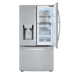 LG Réfrigérateur 30 pi3 36 po Acier inoxydable Congélateur en bas, Portes françaises - LRFDS3016S