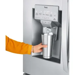 LG Réfrigérateur 30 pi3 36 po Acier inoxydable Congélateur en bas, Portes françaises - LRFDS3016S