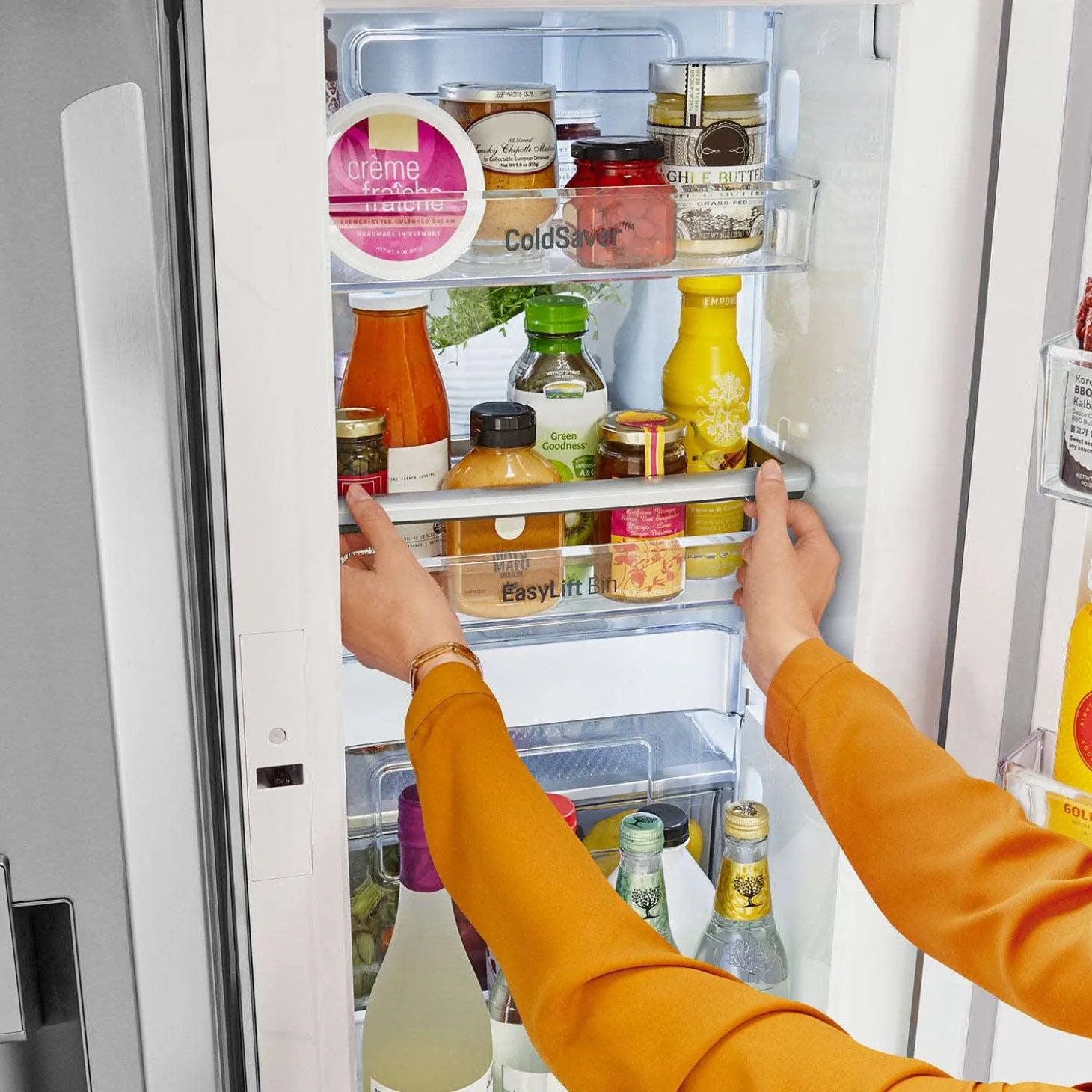 LG Réfrigérateur 30 pi3 36 po Acier inoxydable Congélateur en bas, Portes françaises - LRFDS3016S