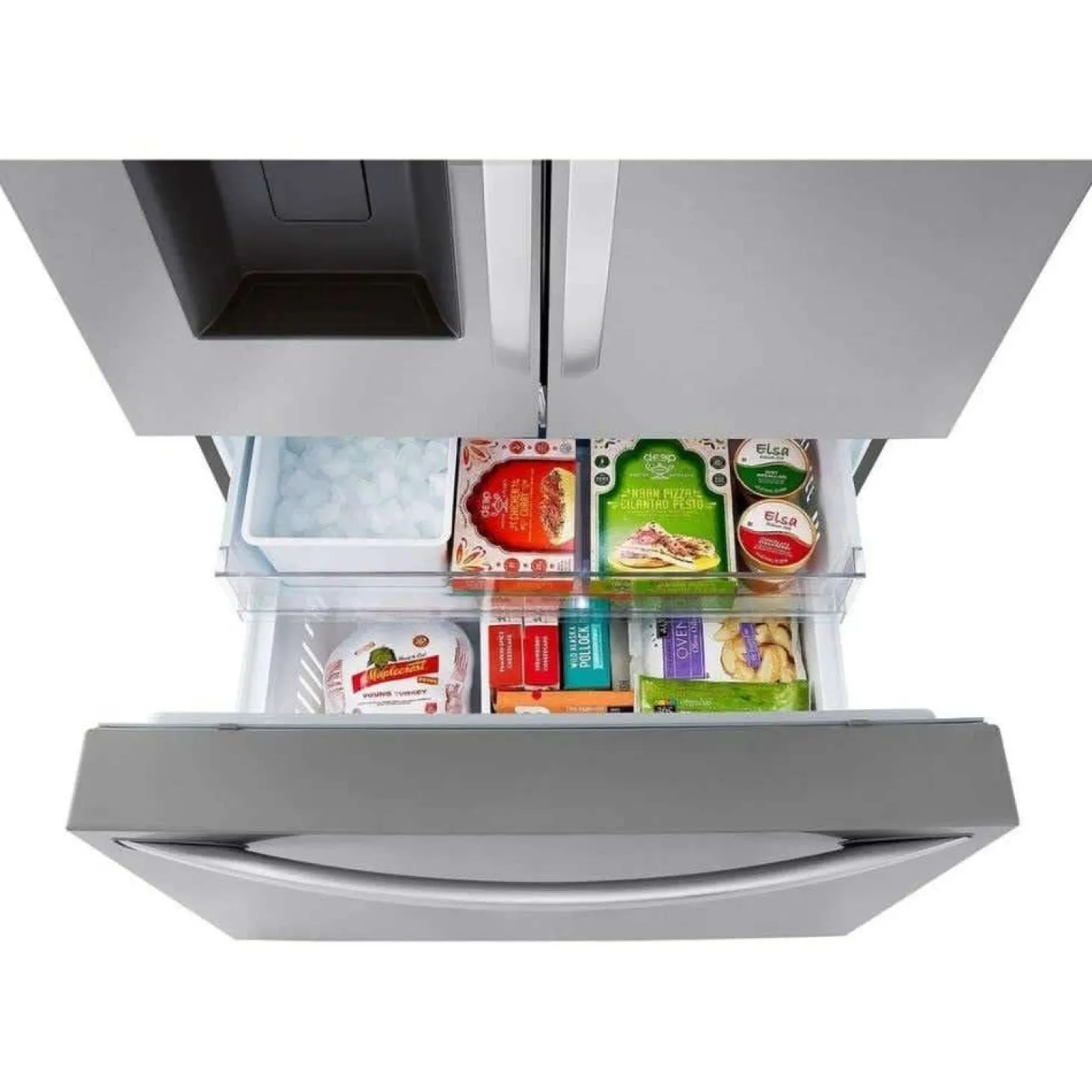 LG Réfrigérateur 31 pi3 36 po Acier inoxydable Portes françaises - LRFXS3106S