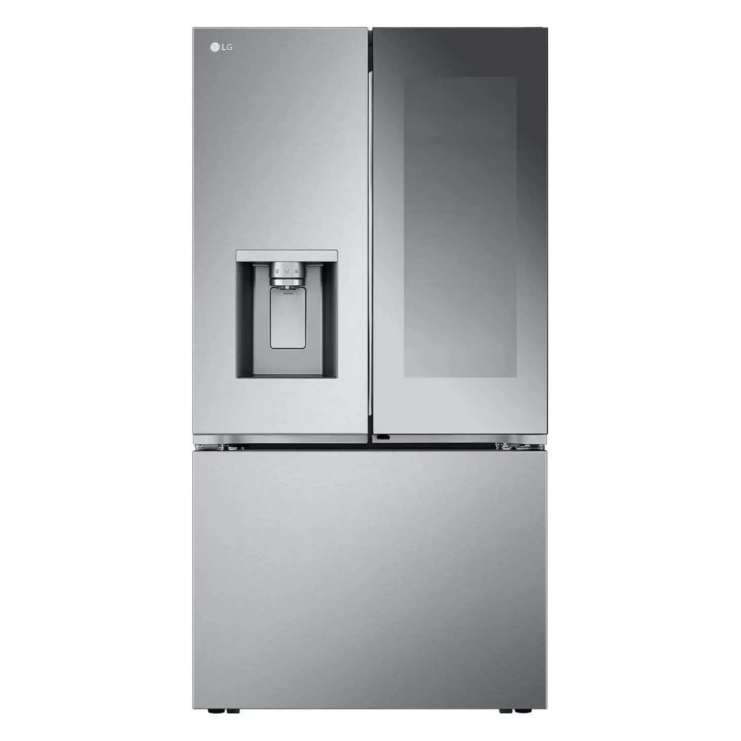 LG Réfrigérateur 31 pi3 36 po Acier inoxydable Portes françaises - LRYKS3106S