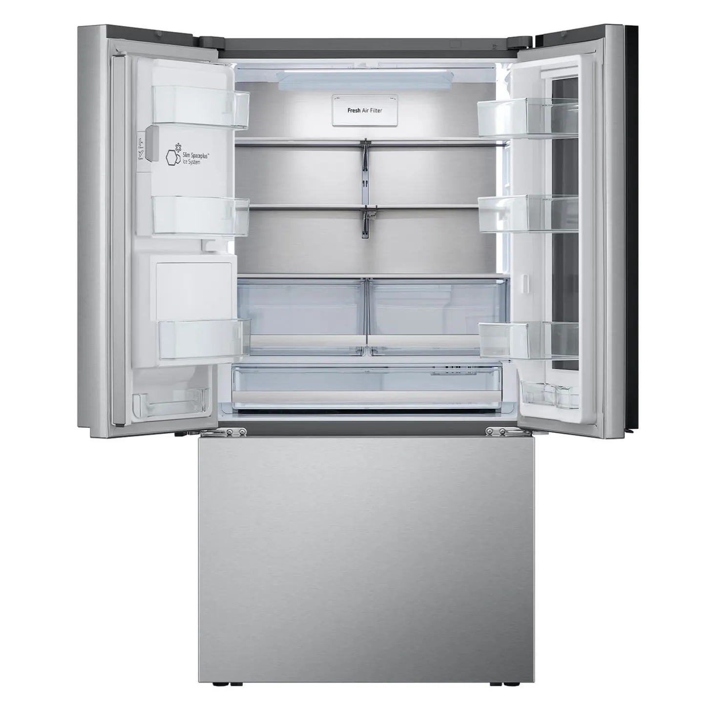 LG Réfrigérateur 31 pi3 36 po Acier inoxydable Portes françaises - LRYKS3106S