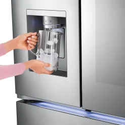 LG Réfrigérateur 31 pi3 36 po Acier inoxydable Portes françaises - LRYKS3106S