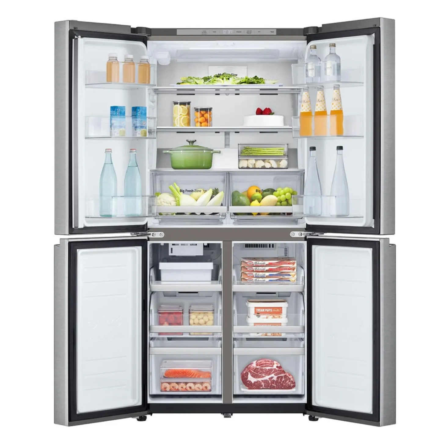LG Réfrigérateur 18 pi3 33 po Acier inoxydable Portes françaises - LF19C8200S