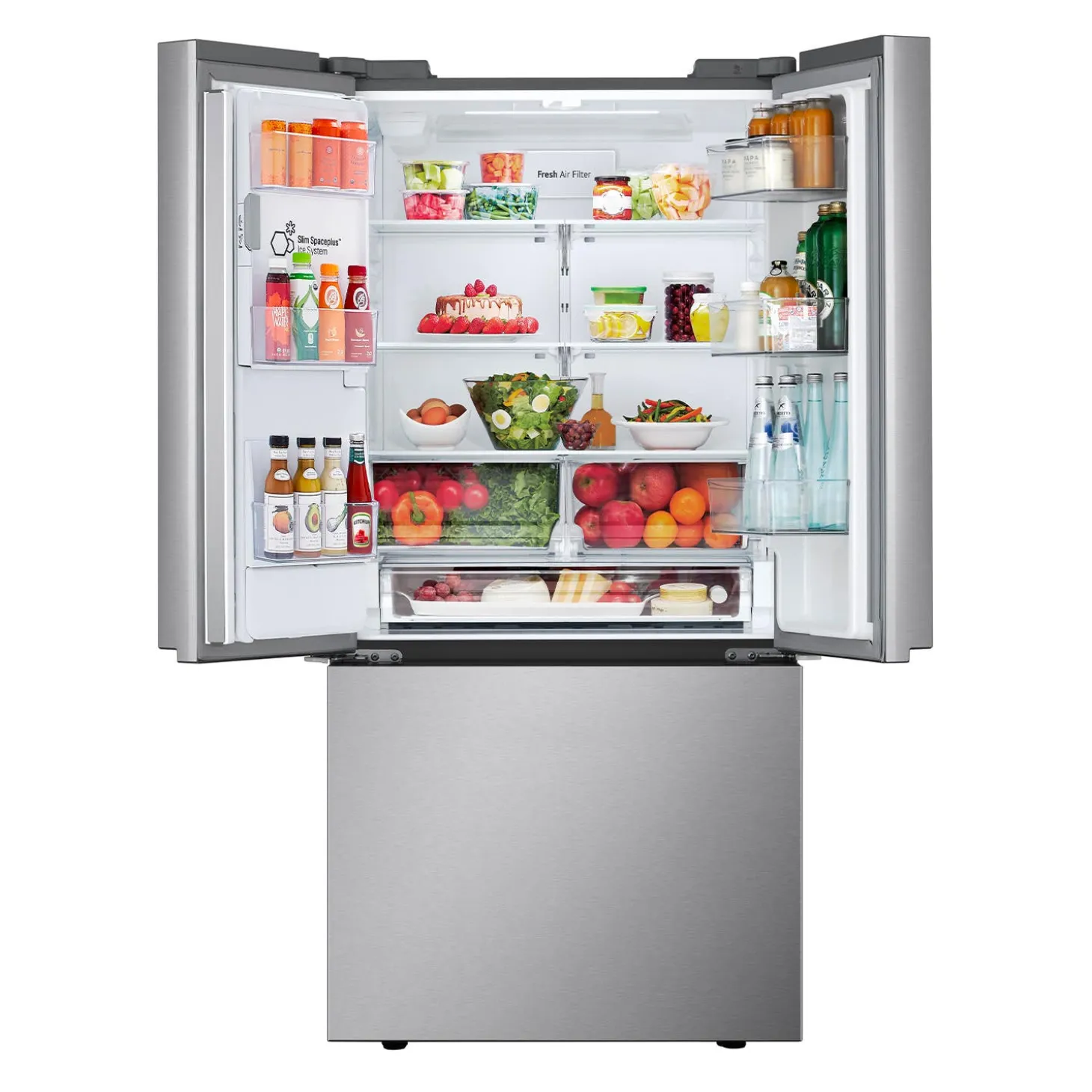LG Réfrigérateur 20 pi3 33 po Acier inoxydable Portes françaises - LF20C6330S