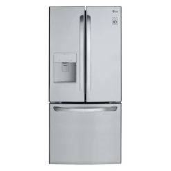 LG Réfrigérateur 21,8 pi3 30 po Acier inoxydable Congélateur en bas, Portes françaises - LRFWS2200S