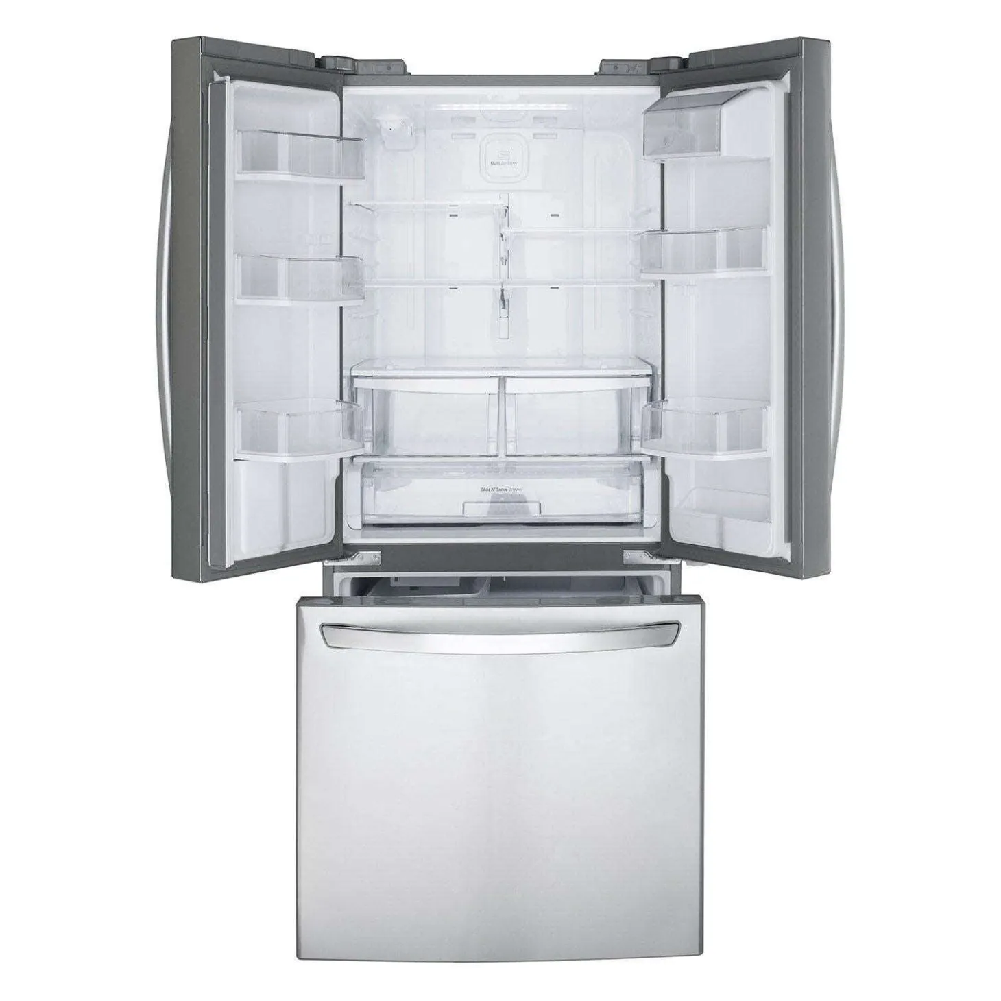 LG Réfrigérateur 21,8 pi3 30 po Acier inoxydable Congélateur en bas, Portes françaises - LRFWS2200S