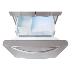 LG Réfrigérateur 21,8 pi3 30 po Acier inoxydable Congélateur en bas, Portes françaises - LRFWS2200S