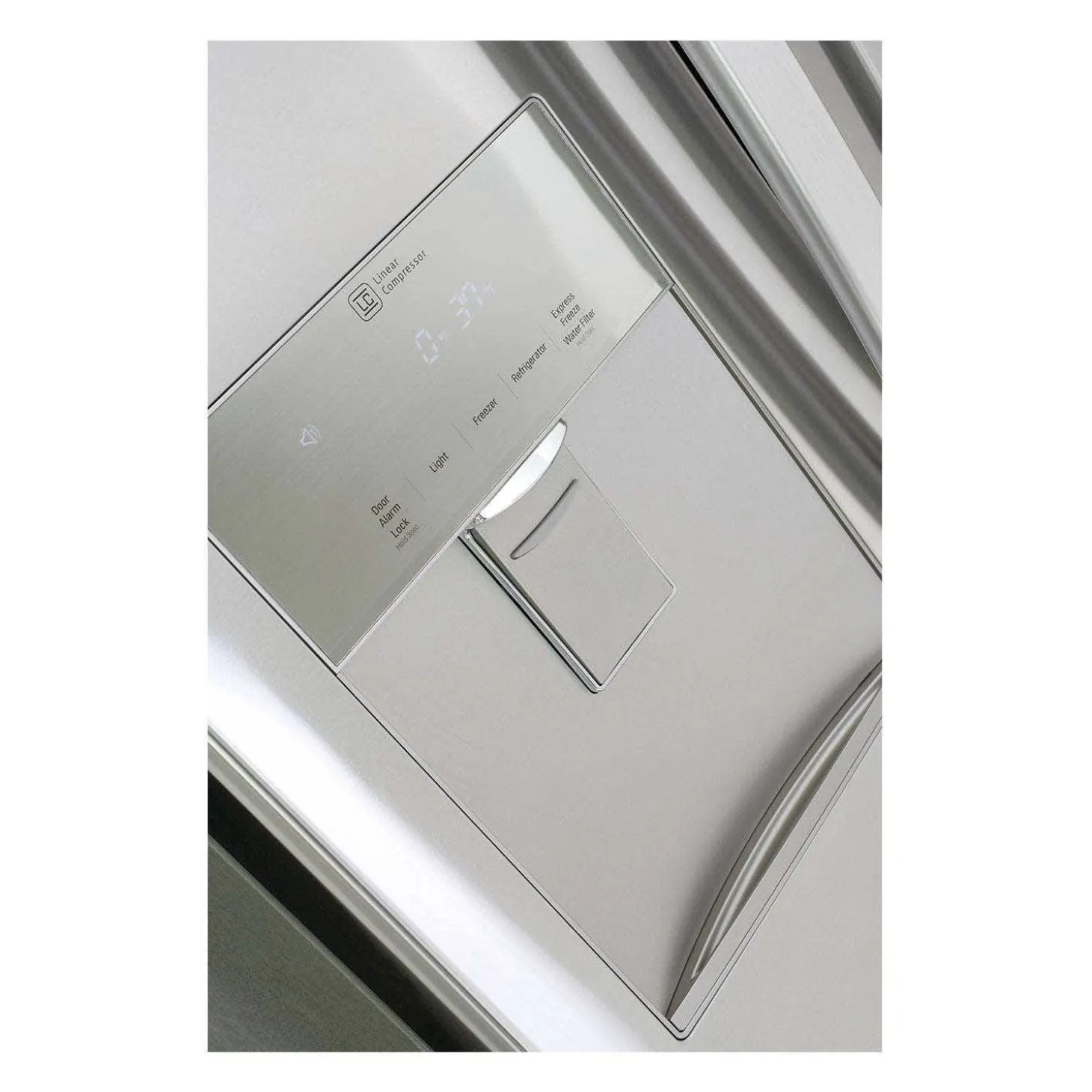 LG Réfrigérateur 21,8 pi3 30 po Acier inoxydable Congélateur en bas, Portes françaises - LRFWS2200S