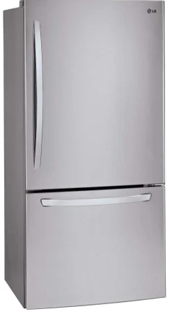 LG Réfrigérateur 22 pi3 30 po Acier inoxydable Congélateur en bas - LRDNS2200S