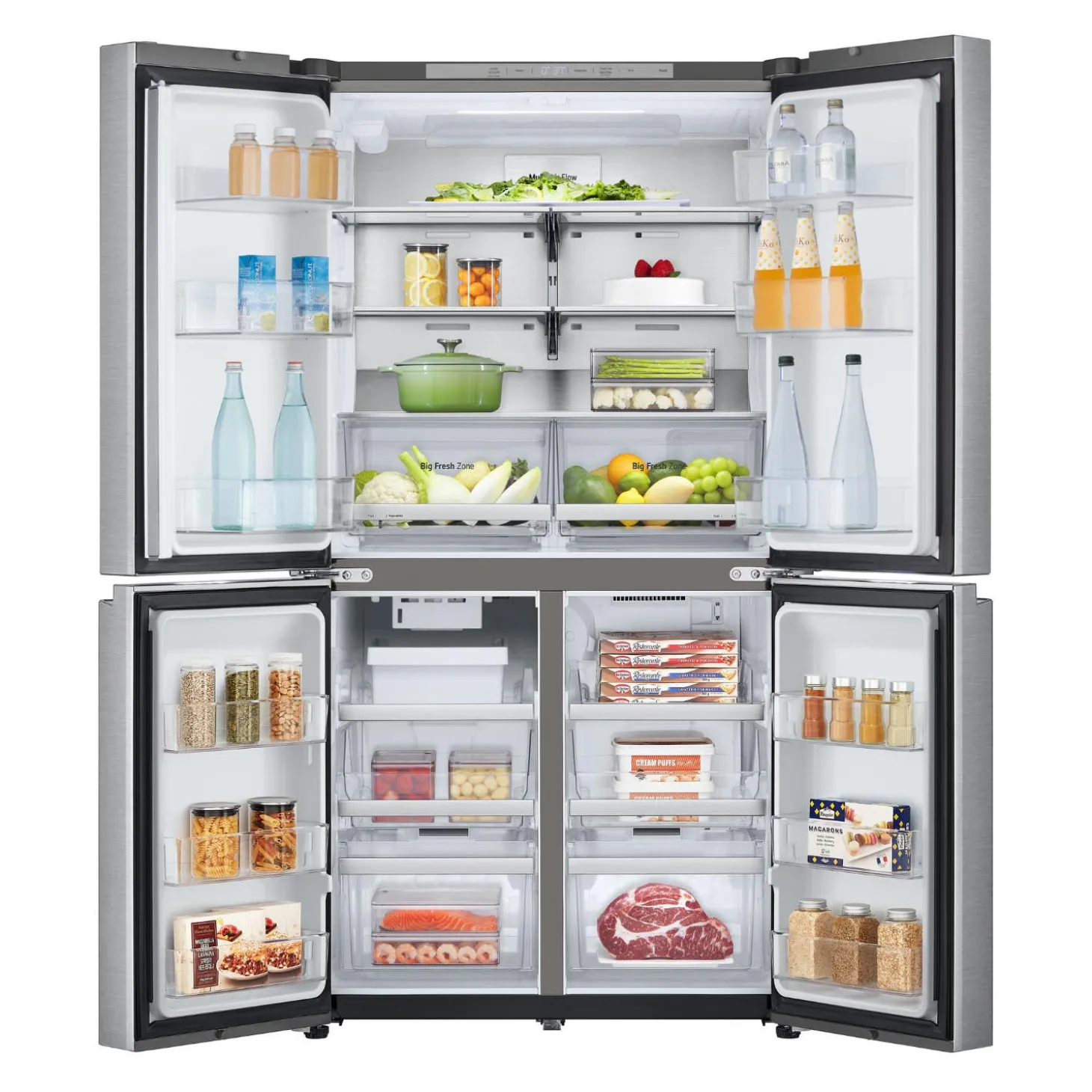 LG Réfrigérateur 23,6 pi3 36 po Acier inoxydable Portes françaises - LF24C8200S