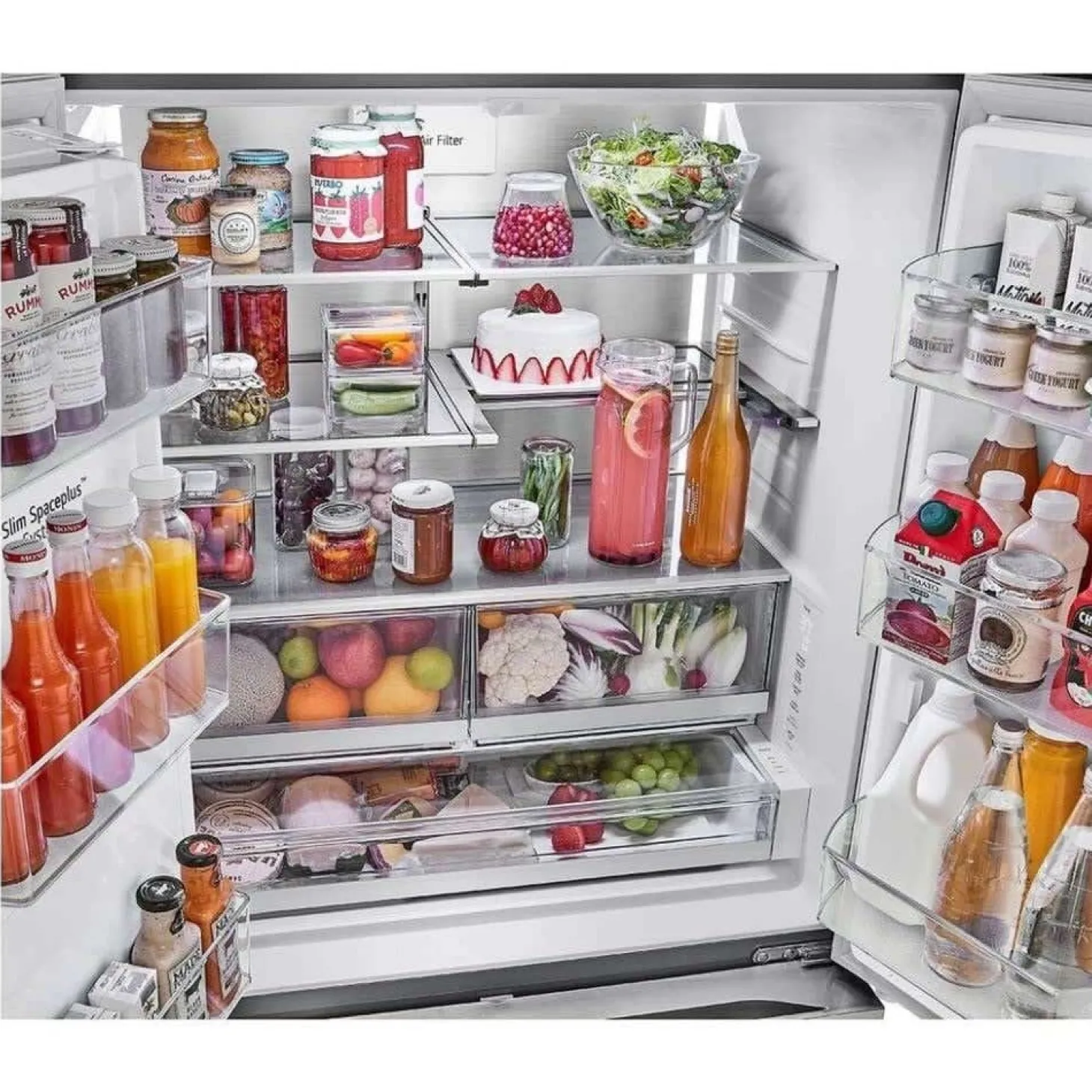 LG Réfrigérateur 30,7 pi3 36 po Acier inoxydable Portes françaises - LRYXS3106S