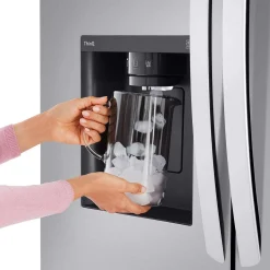 LG Réfrigérateur 26 pi3 36 po Acier inoxydable Congélateur en bas, Portes françaises - LRFXC2606S