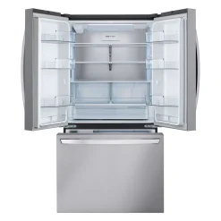 LG Réfrigérateur 27 pi3 36 po Acier inoxydable Congélateur en bas, Portes françaises - LRFLC2706S