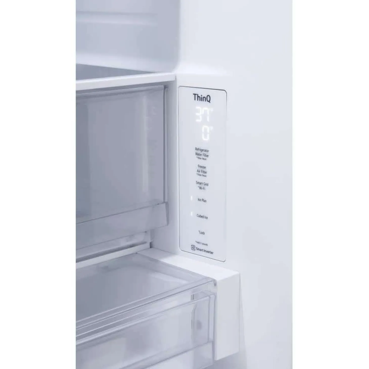 LG Réfrigérateur 31,7 pi3 36 po Acier inoxydable Portes françaises - LRFLS3206S