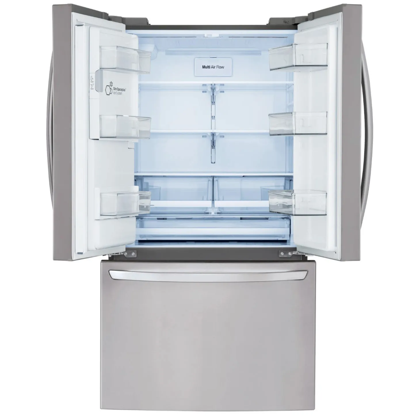 LG Réfrigérateur 28 pi3 36 po Acier inoxydable Portes françaises - LHFS28XBS