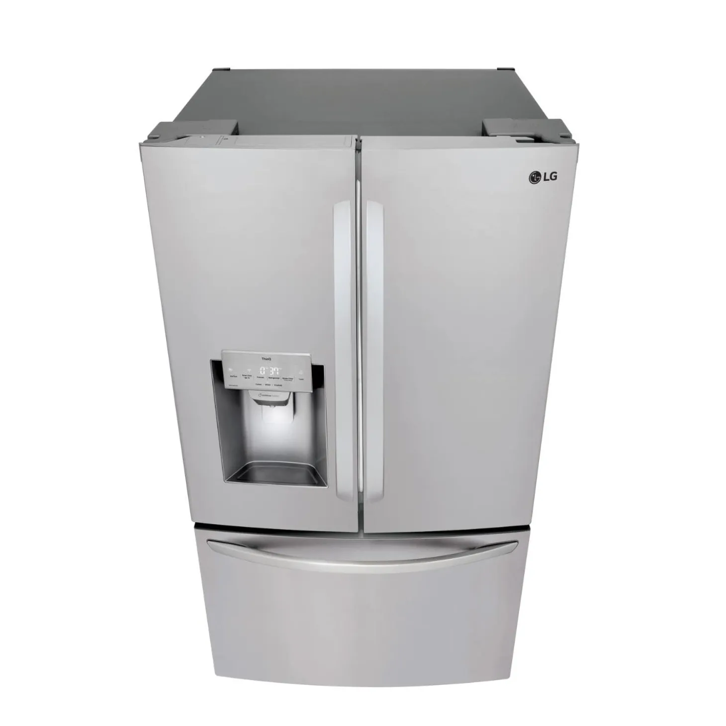 LG Réfrigérateur 28 pi3 36 po Acier inoxydable Portes françaises - LHFS28XBS