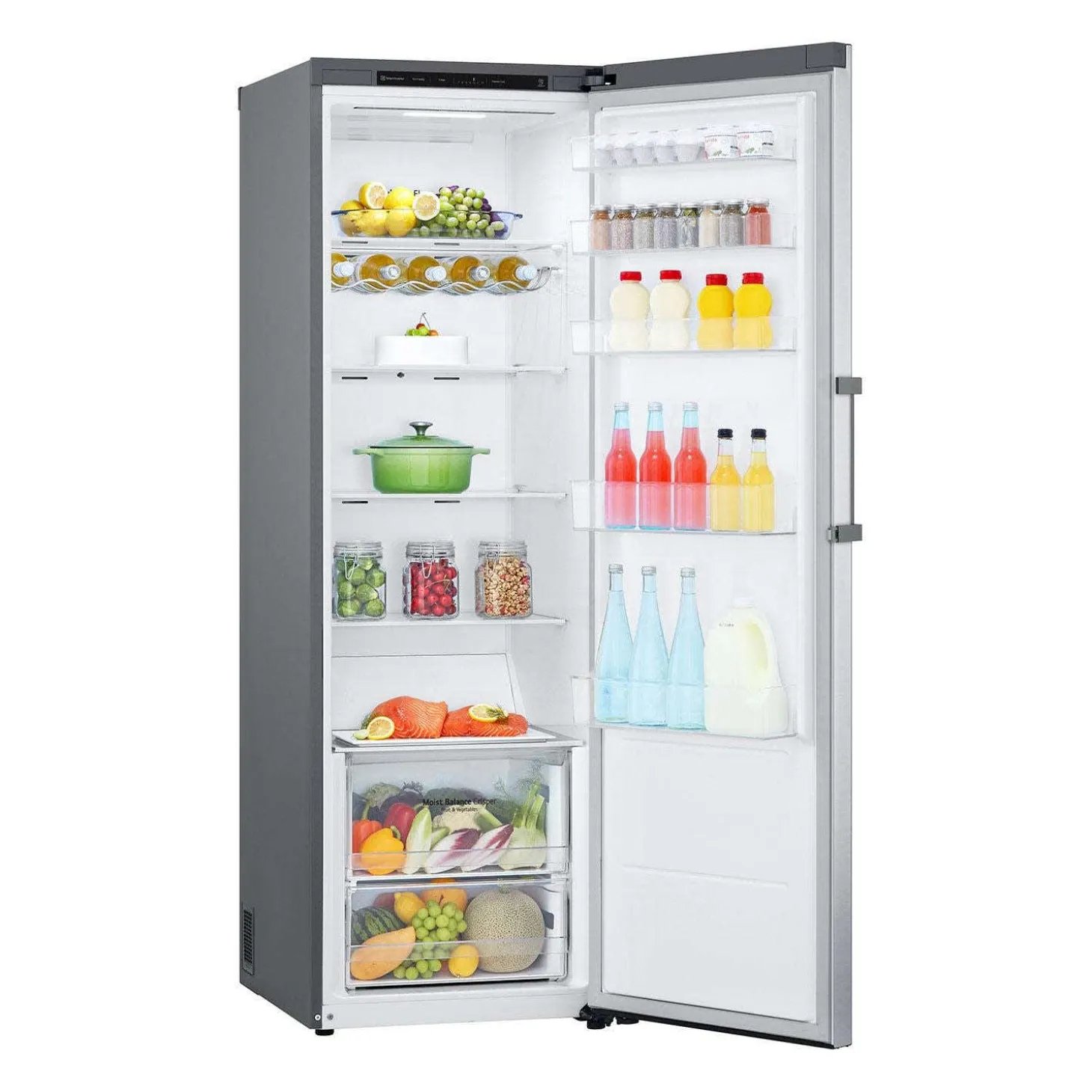LG Réfrigérateur 13,6 pi3 24 po Argent platine Tout réfrigérateur - LRONC1404V