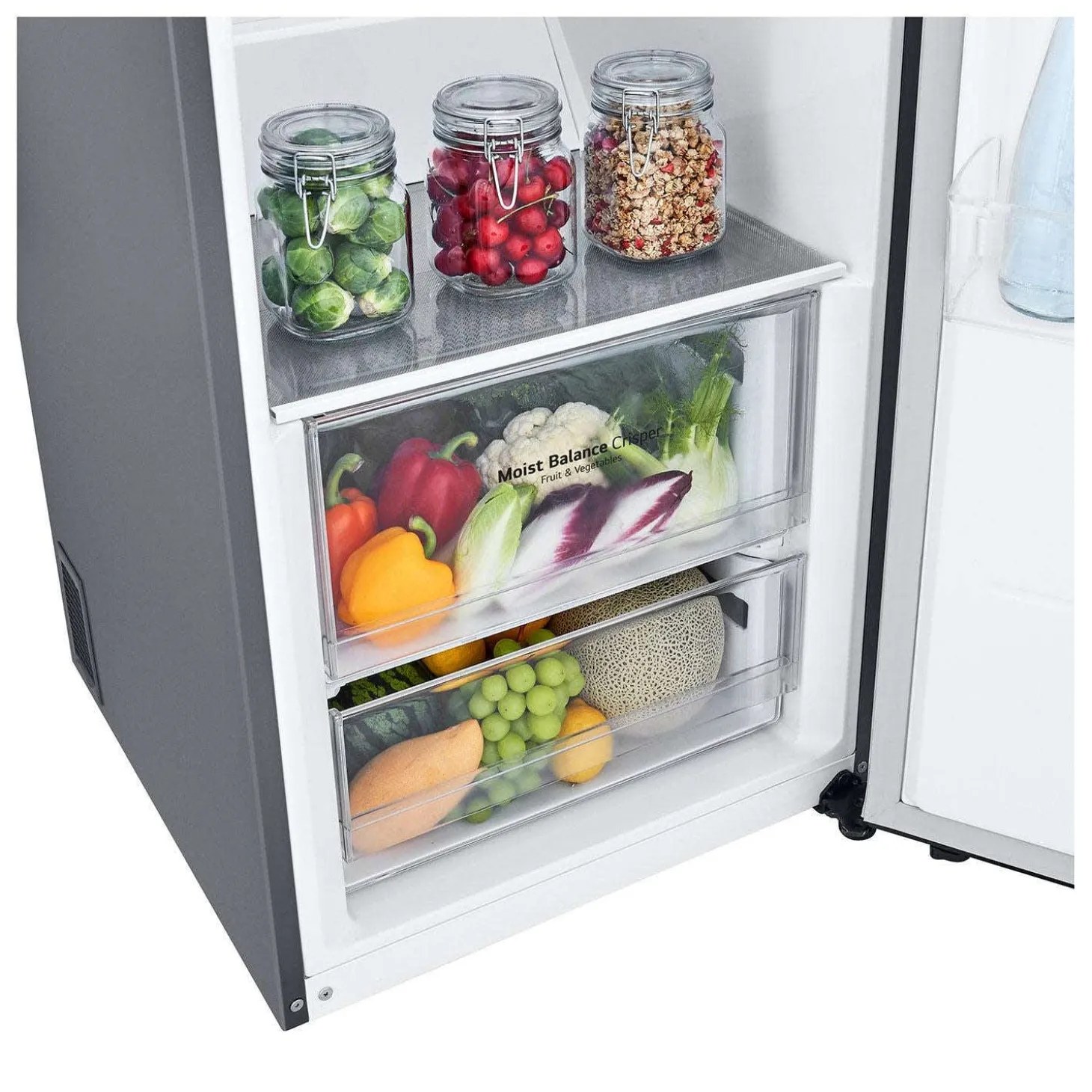 LG Réfrigérateur 13,6 pi3 24 po Argent platine Tout réfrigérateur - LRONC1404V