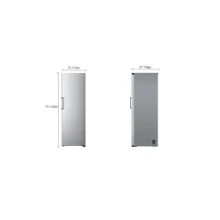LG Réfrigérateur 13,6 pi3 24 po Argent platine Tout réfrigérateur - LRONC1404V